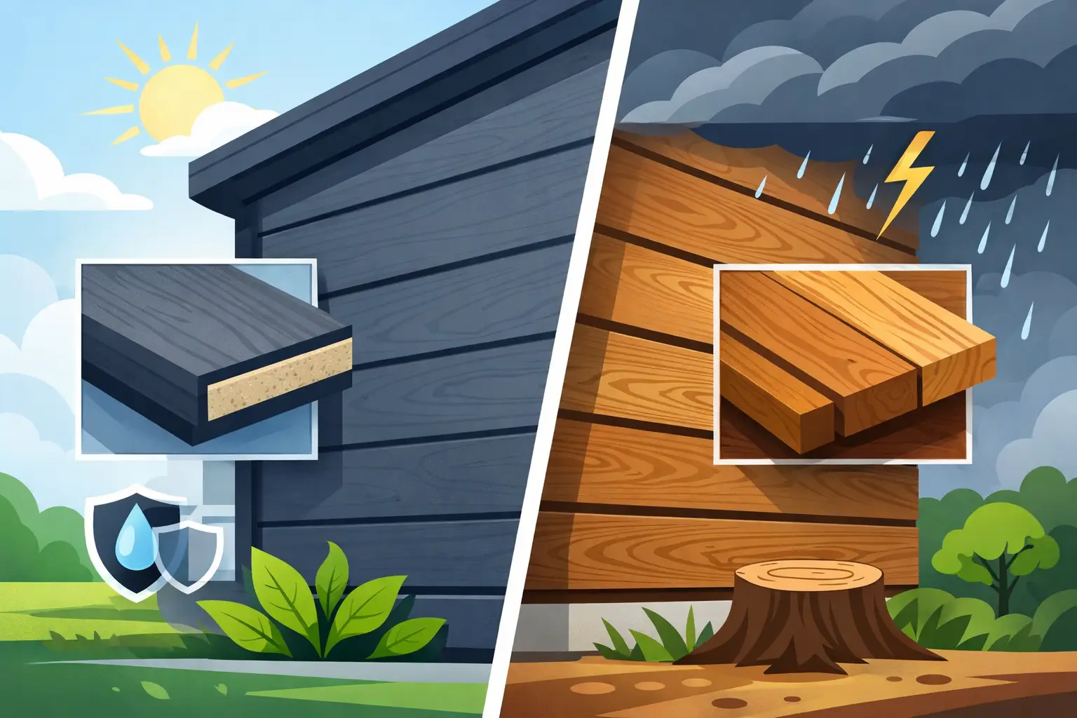 Composite Cladding vs Wood: Which Lasts?