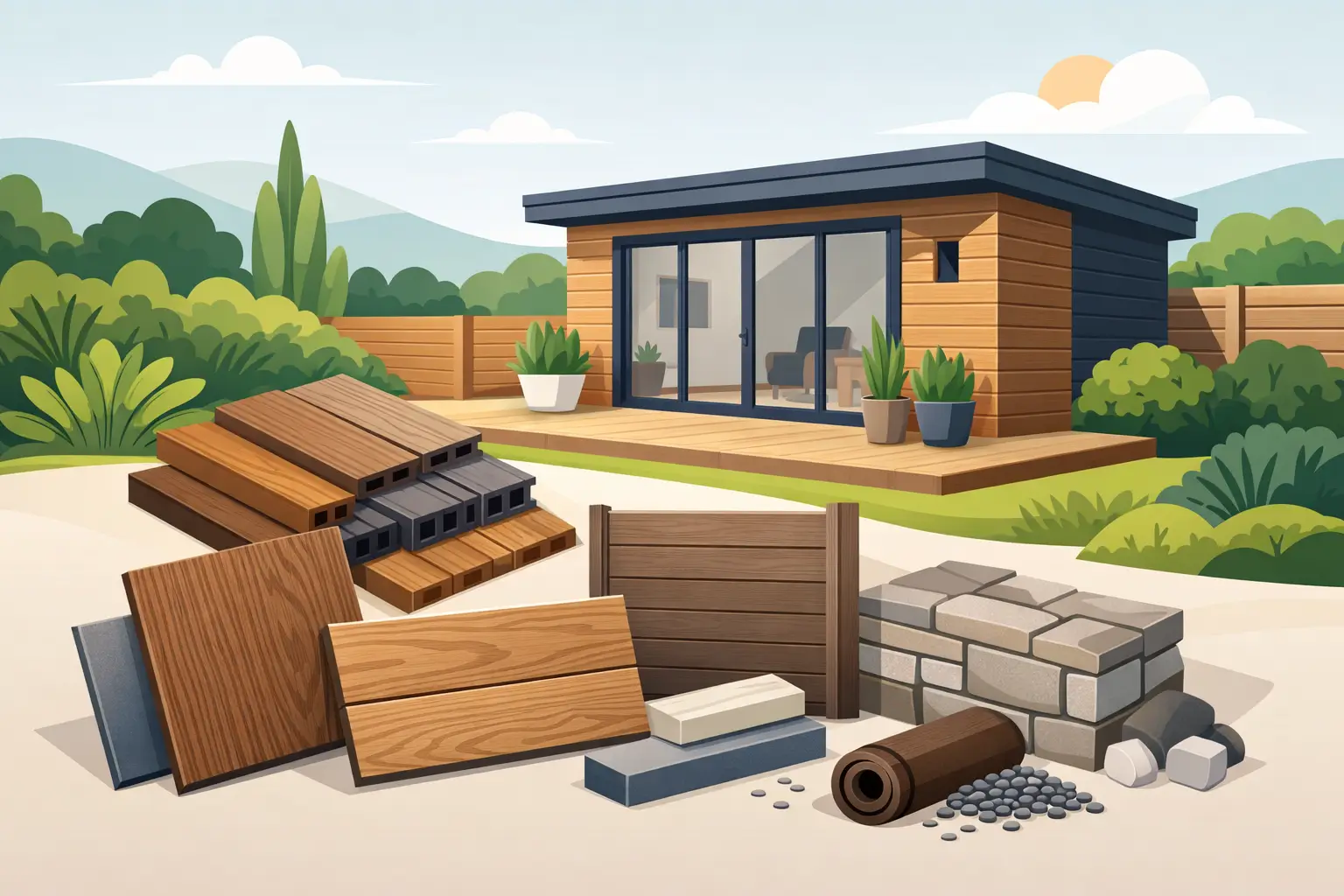 Composite Garden Building Materials Guide
