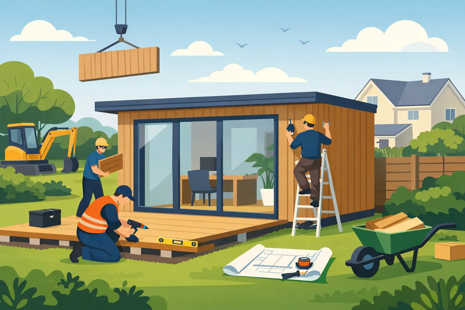 Garden Room Installation Process Guide for UK Homes