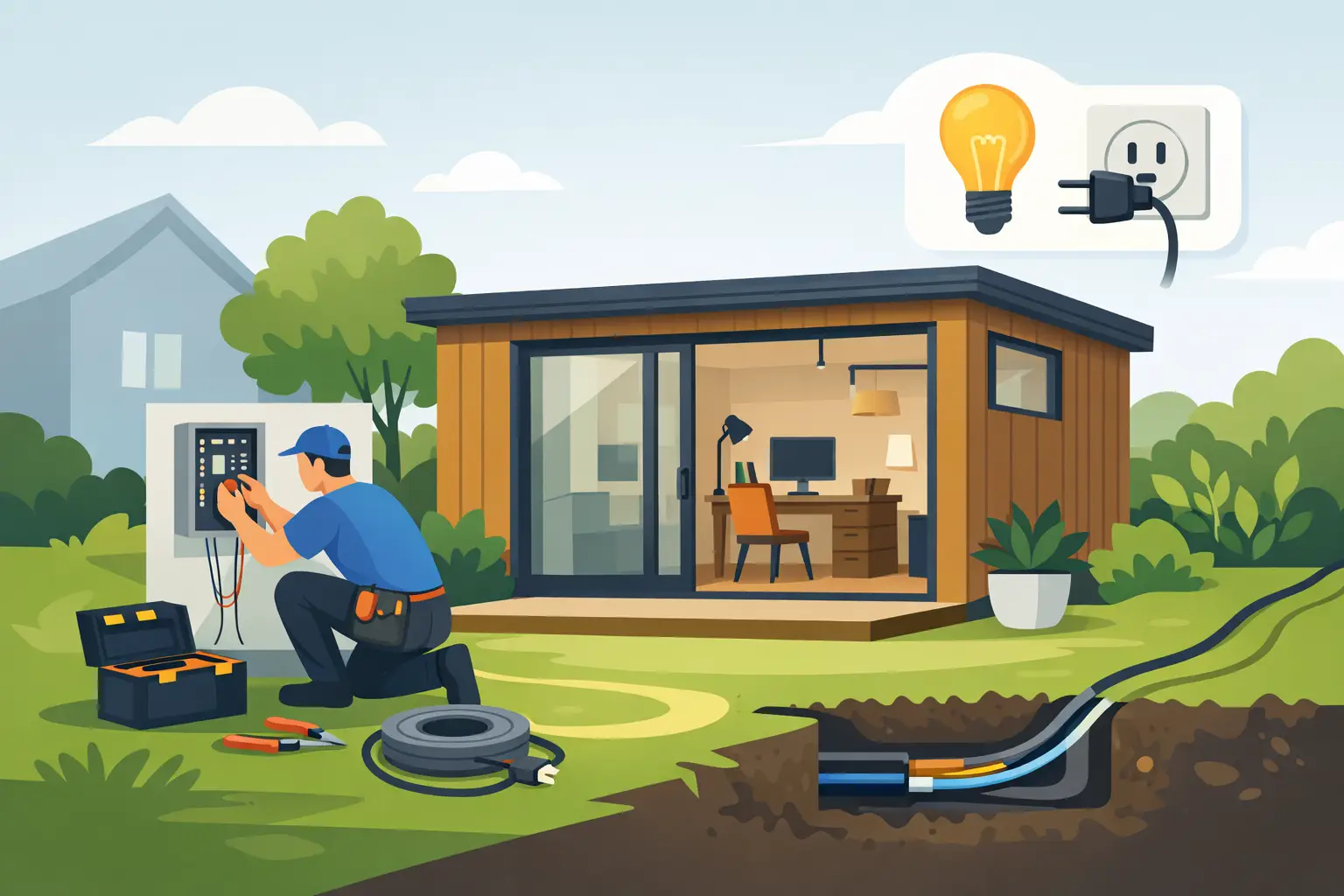 Garden Studio Electrical Installation Explained